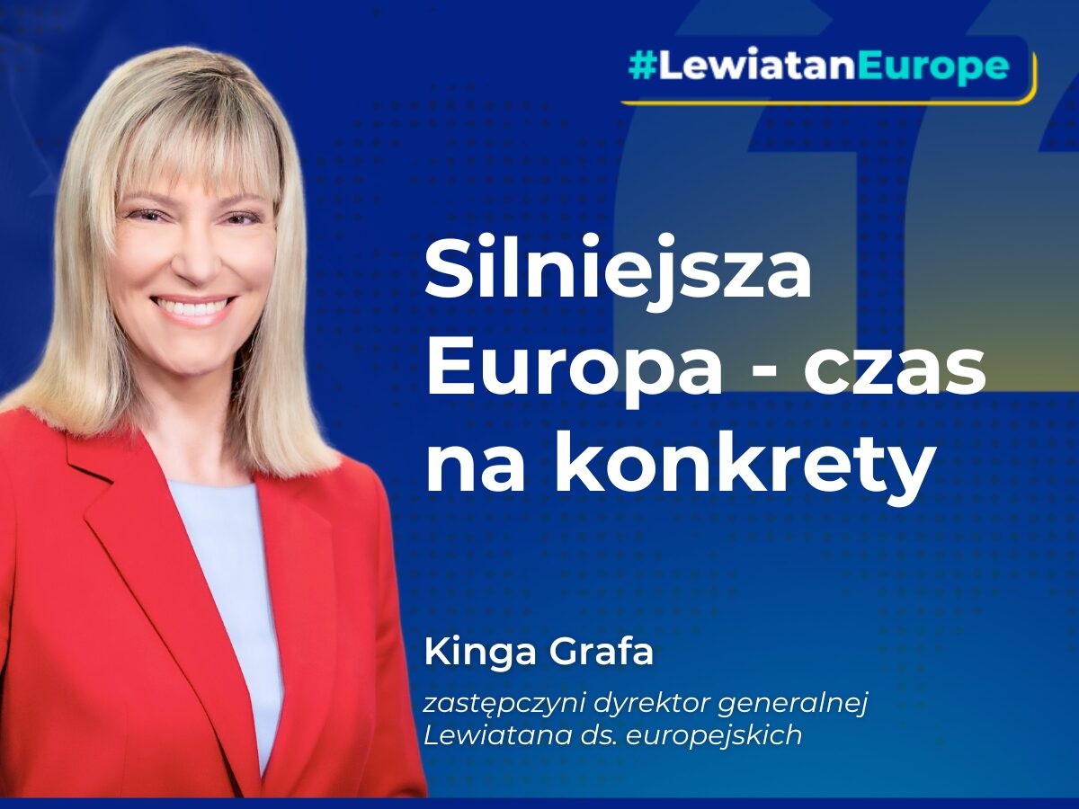 Silniejsza Europa – czas na konkretne działania